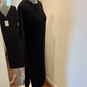 Alpaca Wool V Back Sweater Dress Cuyana